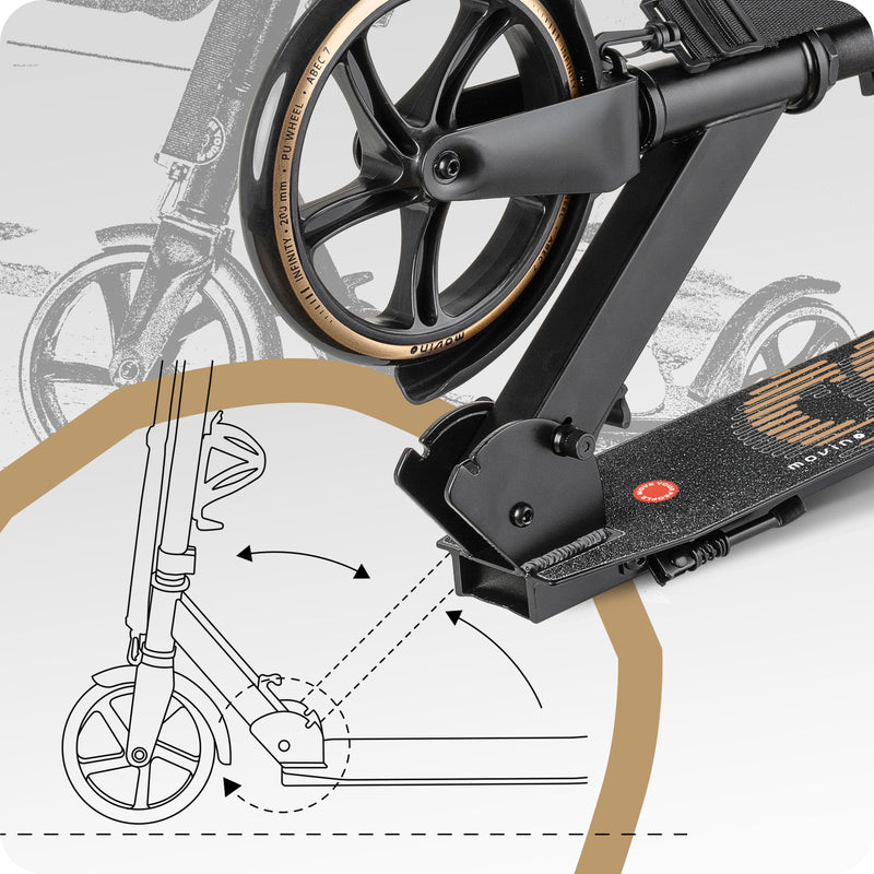Intuitive, quick-fold system.
