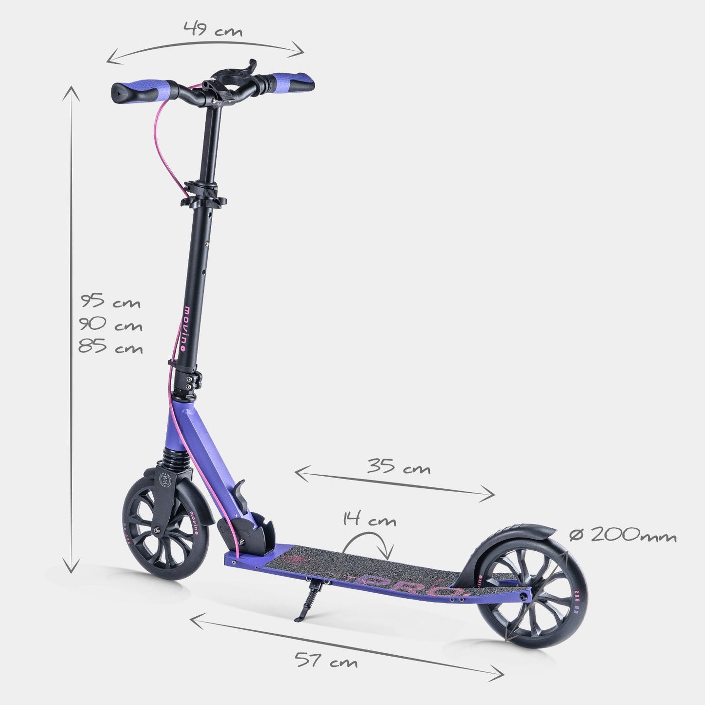 Movino City Pro purple-pink