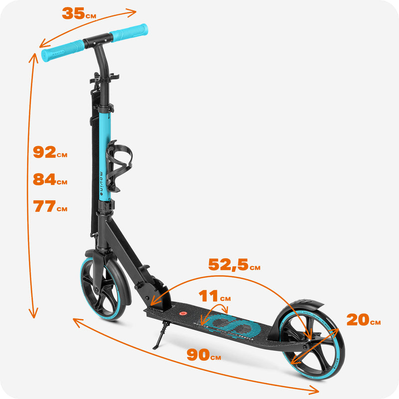 Check scooter dimensions.